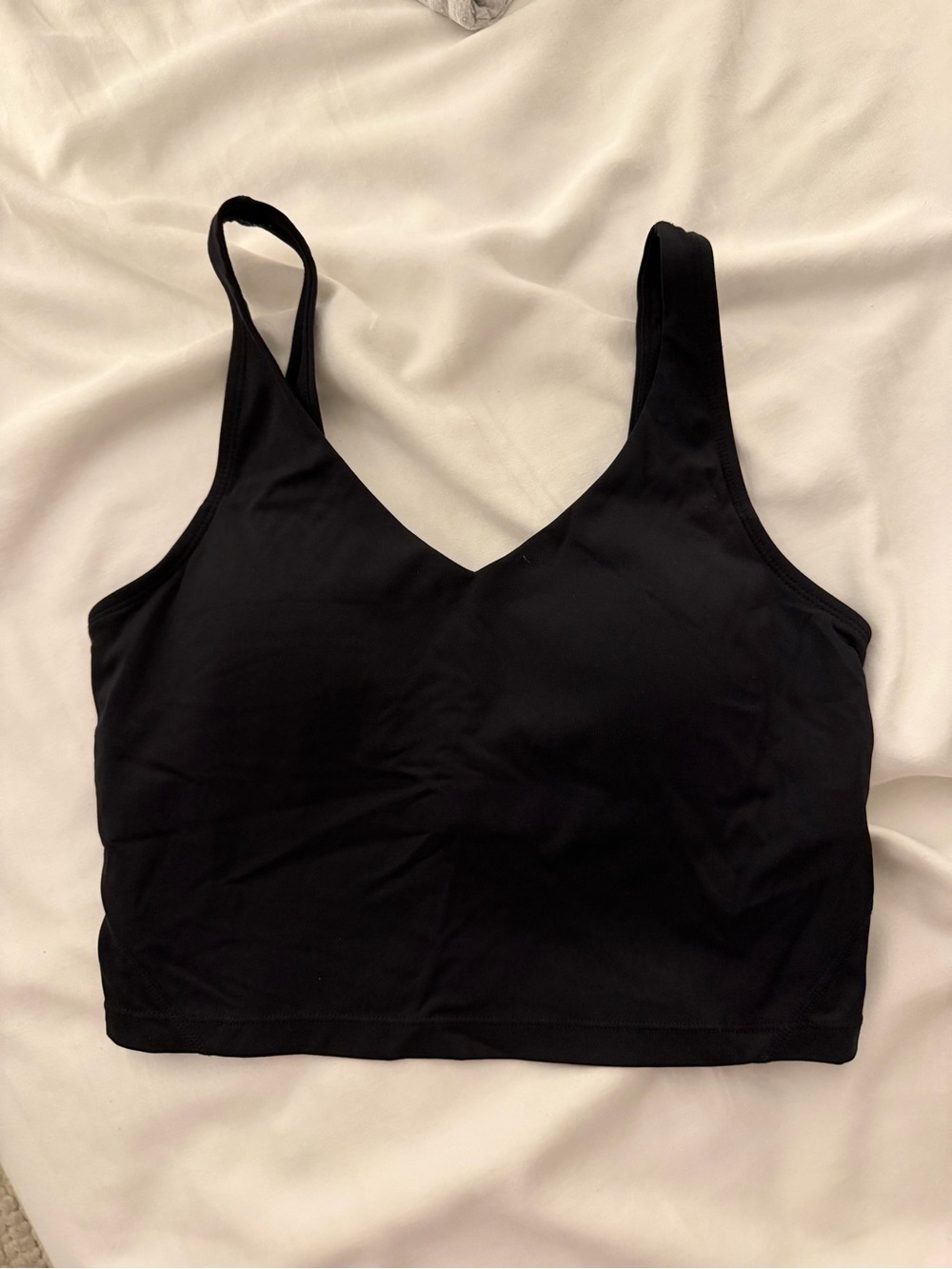 Black V-Neck Bralette Tank Top - Women Intimates